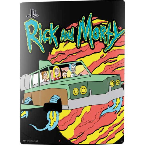 Adult Swim Rick and Morty Family Wagon PS5 Digital Edition Console Skin
